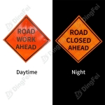 Roll Up Sign & Stand - Roll Up Road Work Signs